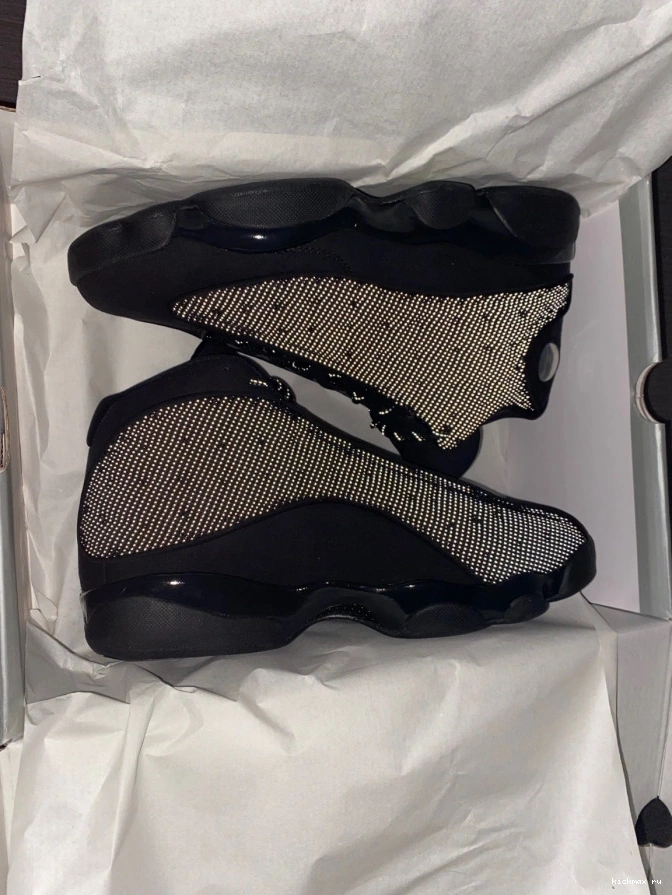 Rep Jordan 13 Air Black Retro Cat 414571-011 0708
